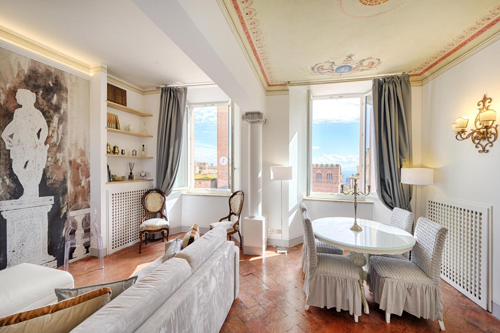 Palazzo Lenzi Apartman Siena Kültér fotó